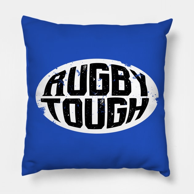 Rugby Tough Ball Design Pillow by atomguy