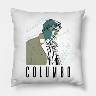 Columbo --- Retro Fan Artwork Pillow