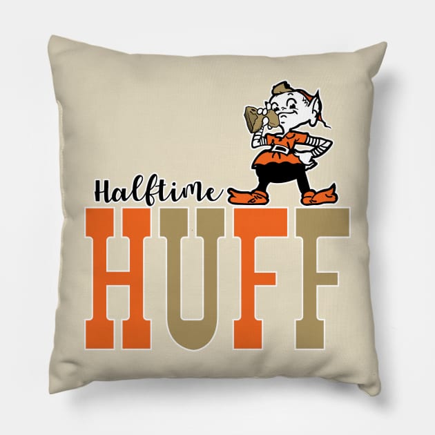 Halftime Huff! Pillow by SBSTN