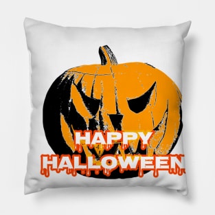 Happy Halloween Pumpkin Pillow