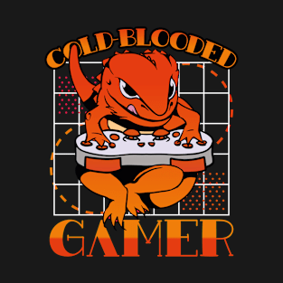 Bearded Dragon Playing Video Game T-Shirt