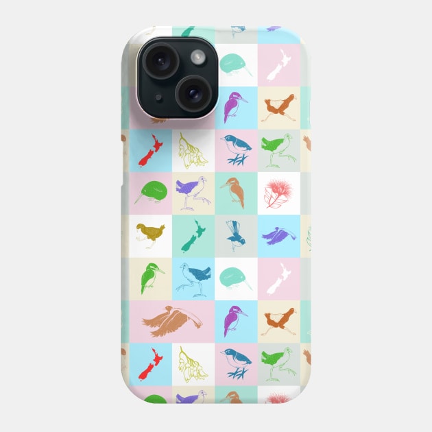 New Zealand Bird Pattern POP ART Phone Case by mailboxdisco