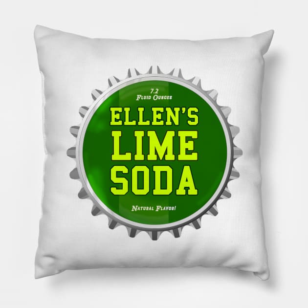 Ellen's Lime Soda Pillow by Vandalay Industries