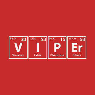 Viper (V-I-P-Er) Periodic Elements Spelling T-Shirt