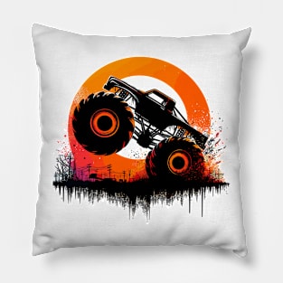 Monster Truck Pillow