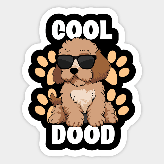 Cool Dood Goldendoodle Labradoodle Doodle Owner - Goldendoodle Lover -  Sticker