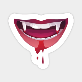 Vampire Mouth Mask Design, Vector, Artwork Magnet