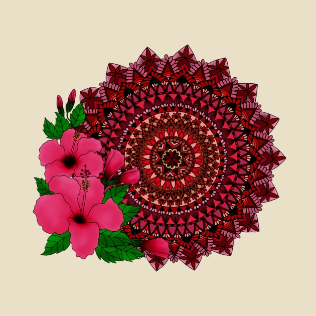 Hibiscus mandala by paviash