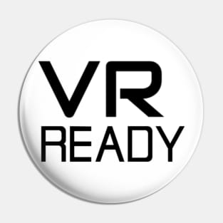 VR Ready Virtual Reality Logo Pin