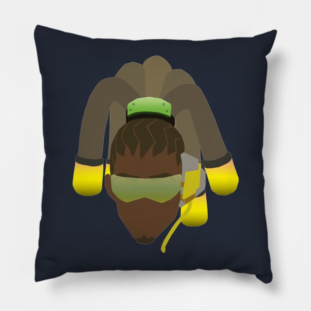 Minimalist Lucio Pillow by hiwattart