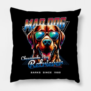 Mad Dog Chesapeake Bay Retriever Dog Pillow