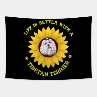 Tibetan Terrier Lovers Tapestry