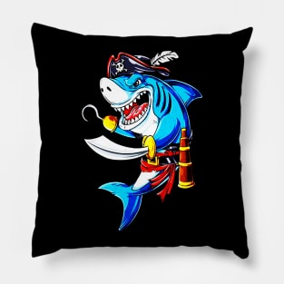 Shark Pirate Pillow