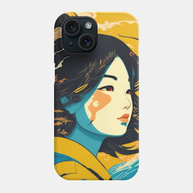 Vintage Vietnamese Girl Phone Case by hippohost