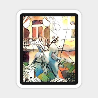 Kandinsky meets Cartagena, motif 2 Magnet