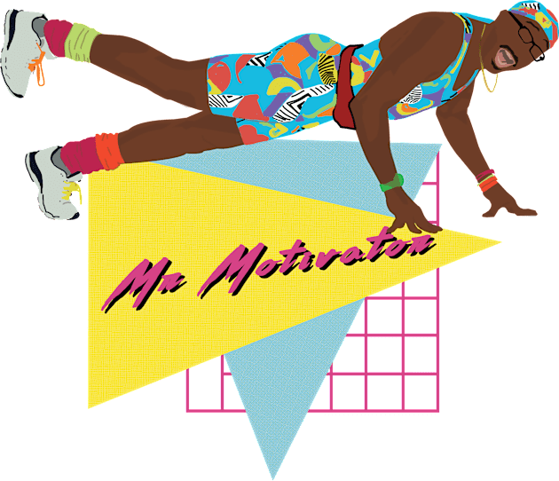 Mr Motivator 90s Throwback Kids T-Shirt by NostalgiaUltra