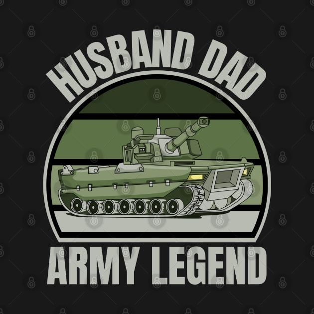 Husband Dad Army Legend by FullOnNostalgia