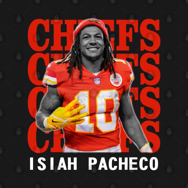 Kansas City Chiefs Isiah Pacheco 10 by Thejockandnerd