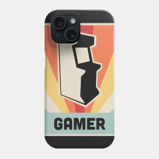 GAMER - Vintage Style Arcade Game Poster Phone Case