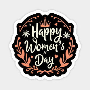 Happy Women's Day, International Women's Day T-shirt. Magnet