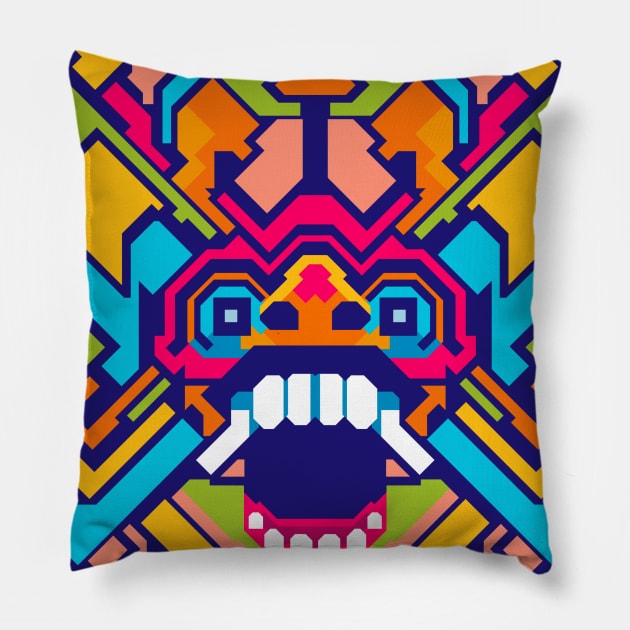 BARONG POP ART Pillow by mrcatguys