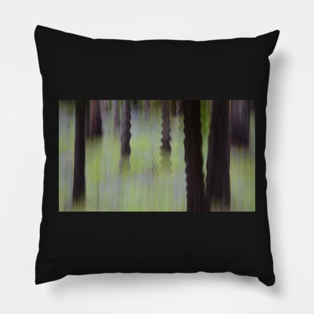Forest Illusions- Lupine Forest Pillow by Whisperingpeaks