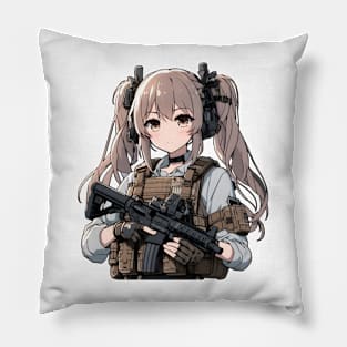 Tactical Girl Pillow