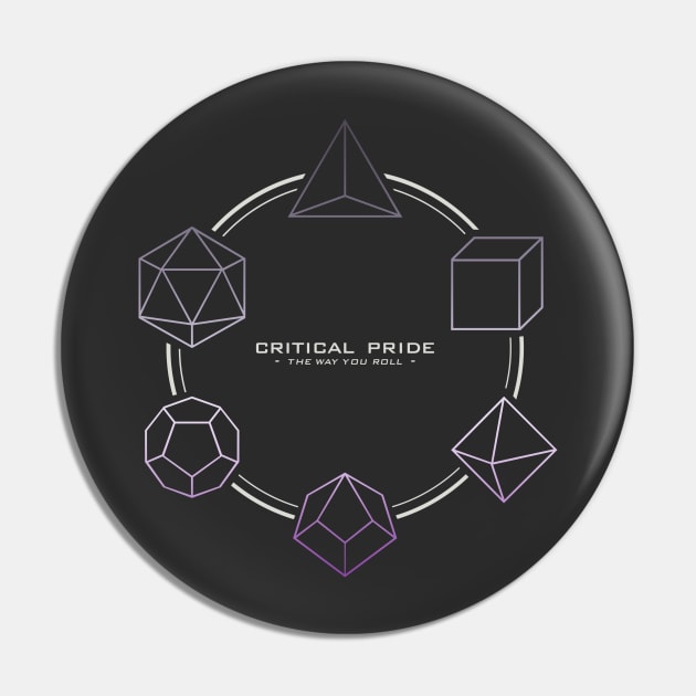 DnD Critical Pride Asexual Pin by cibokilley