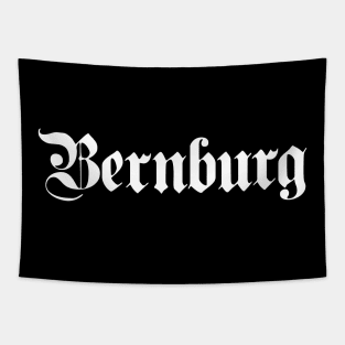 Bernburg written with gothic font Tapestry