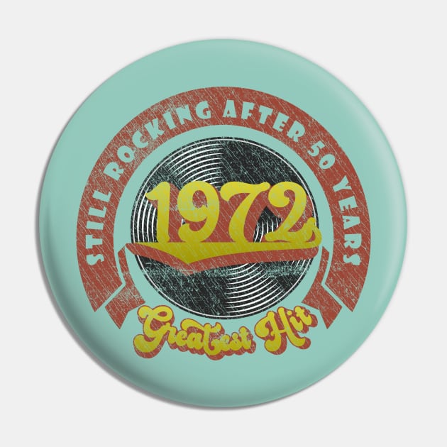 Still Rocking after 50 years. Greatest Hit of 1972 Pin by Blended Designs