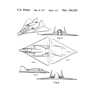 F-117 Nighthawk Patent | Stealth Bomber T-Shirt