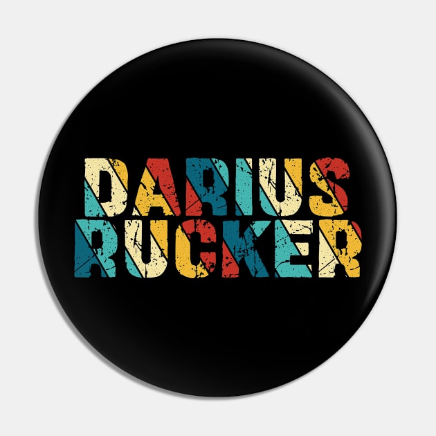 Retro Color - Darius Rucker Pin by Arestration