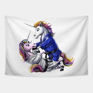 Jiu-Jitsu Unicorns Tapestry