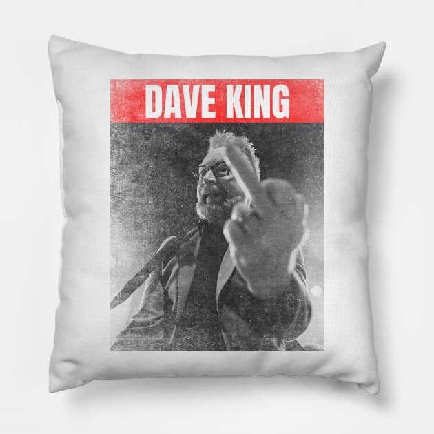 Dave King urban bw Pillow by partikelir.clr