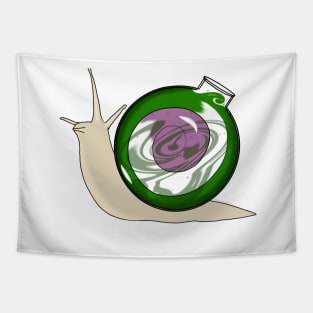 Cute Magic potion snail Tapestry