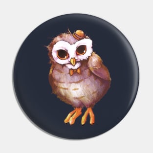 Hadrian, Gentleman Owl Pin
