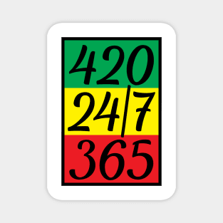 Love weed 24/7 Magnet