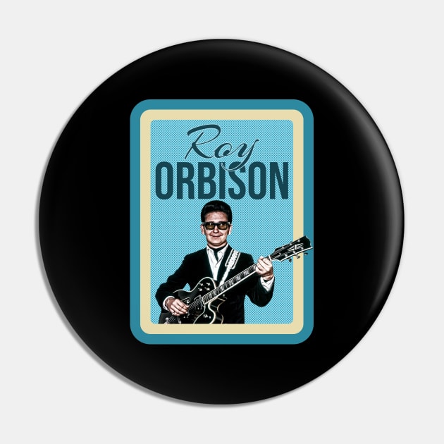 Roy Orbison - Vintage Style Pin by Doodledotting