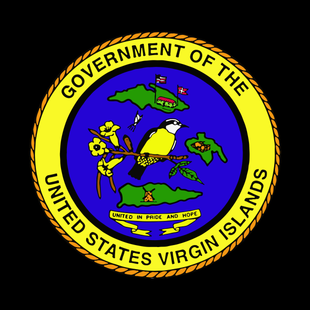 Seal of the United States Virgin Islands by Flags of the World