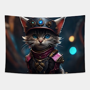 Kitten Pirate Tapestry