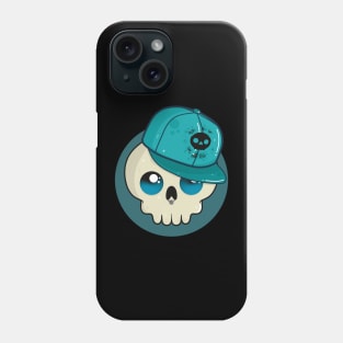 Cute Skull with SnapBack Cap Phone Case