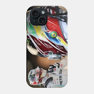 Lewis Hamilton - King Of F1 Phone Case