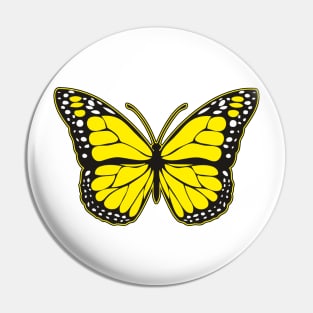 Yellow Butterfly Pin