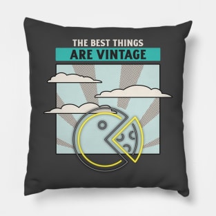 Gamer- The best things are Vintage Pillow