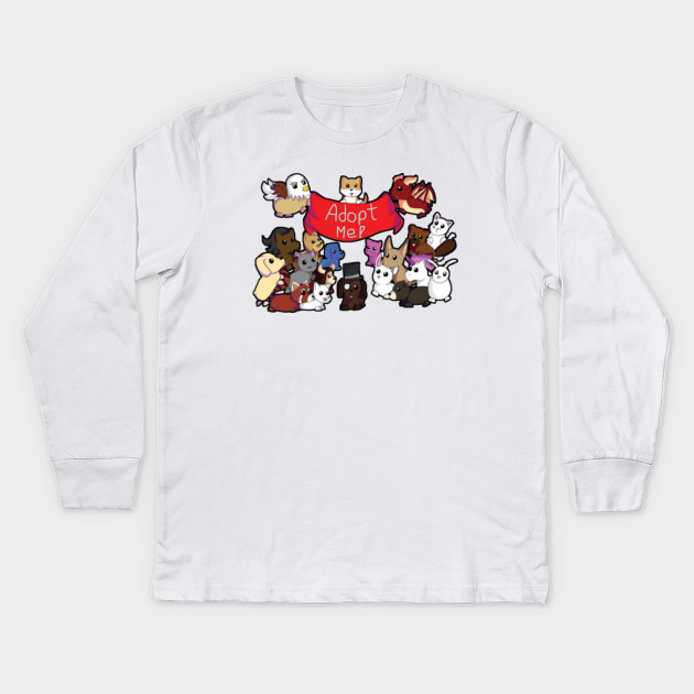 Adopt Me Roblox Roblox Game Adopt Me Adopt Me Roblox Kids Long Sleeve T Shirt Teepublic - roblox kids long sleeve t shirts teepublic