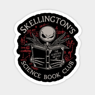 Skellington's Science Book Club Magnet