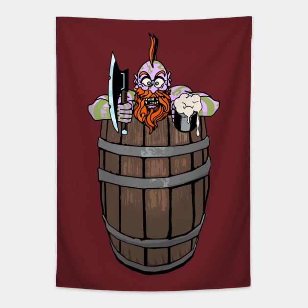 Beer Dwarf Tapestry by LordNeckbeard