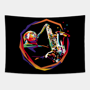 jazz wpap pop art Tapestry