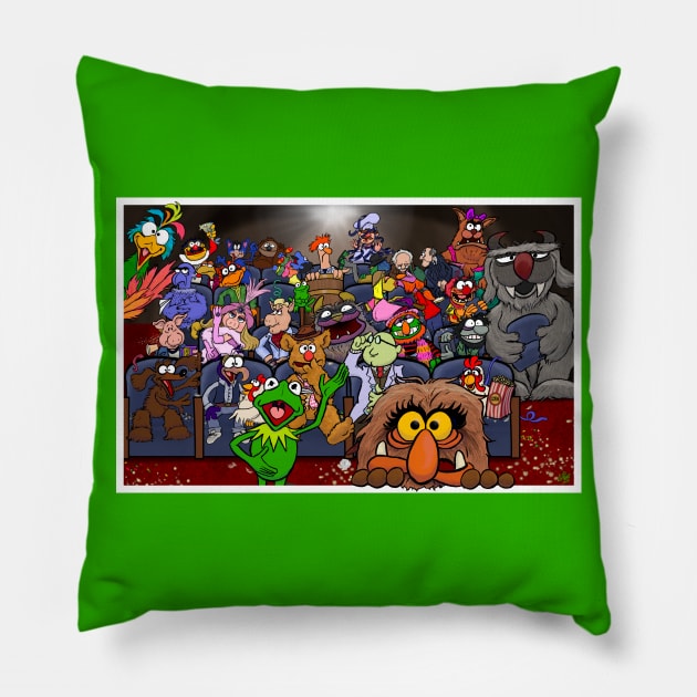 The Muppet Movie Theater Pillow by UzzyWorks