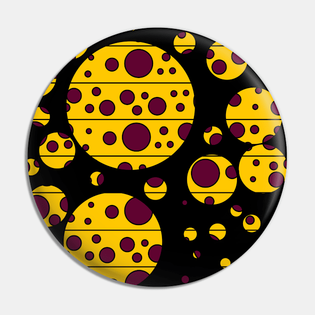 Modern Polka Dots - Playground Pin by Fun Funky Designs